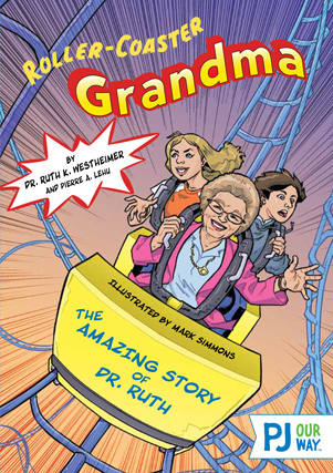 A grandma on a rollercoaster