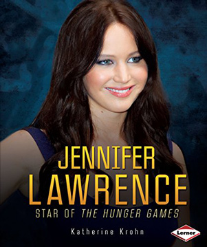 Jennifer Lawrence star of the hunger games book cover