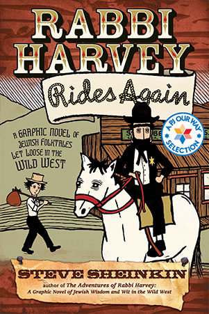 Rabbi Harvey Rides Again book cover