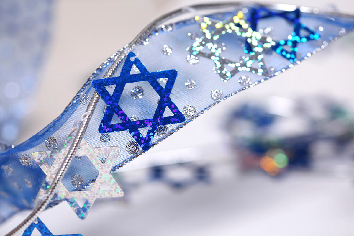 Jewish Star Ribbon